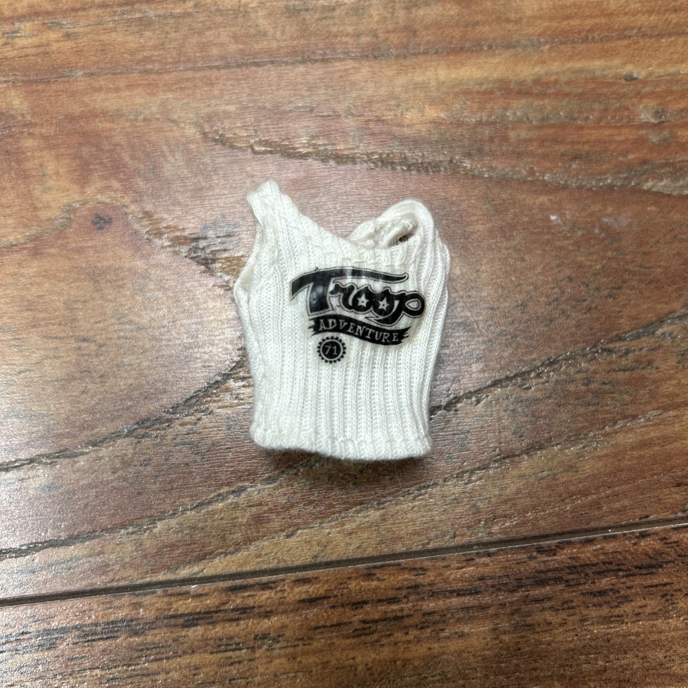 Bratz Doll Clothes Adventure Girlz Yasmin‎ White 'Troop Adventure' Tank Top